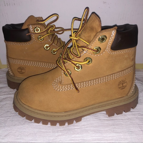 TODDLER TIMBERLAND PREMIUM 6-INCH WATERPROOF BOOTS, Size 8, Used! - Picture 4 of 7